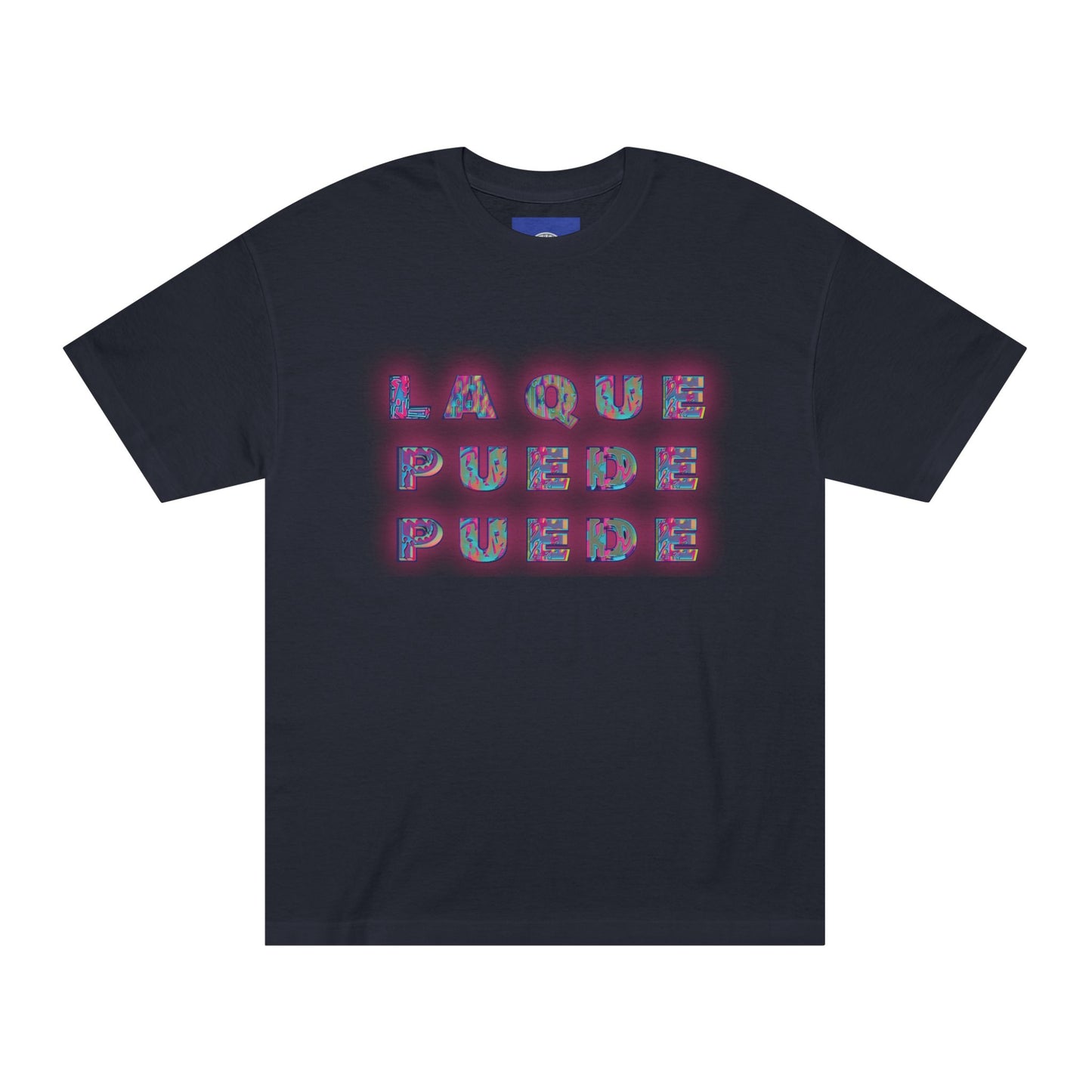 La Que Puede Puede in NEON - Black Unisex Tee