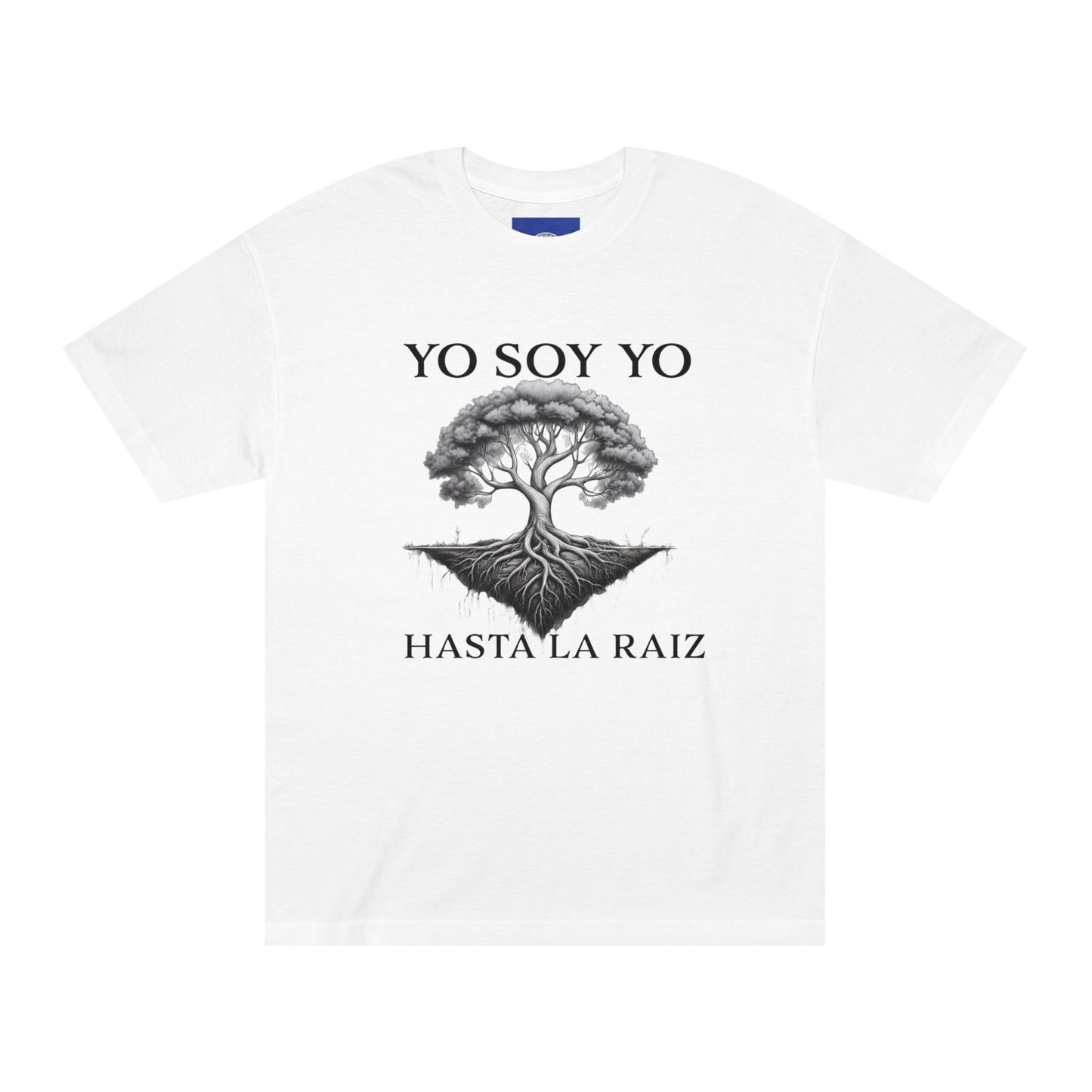 Yo Soy Yo Tee bold graphic t-shirt by M.B. Salas Designs inspired by Natalia Lafourcade Eco-friendly Yo Soy Yo statement tee NYC and Hasta La Raíz inspired
