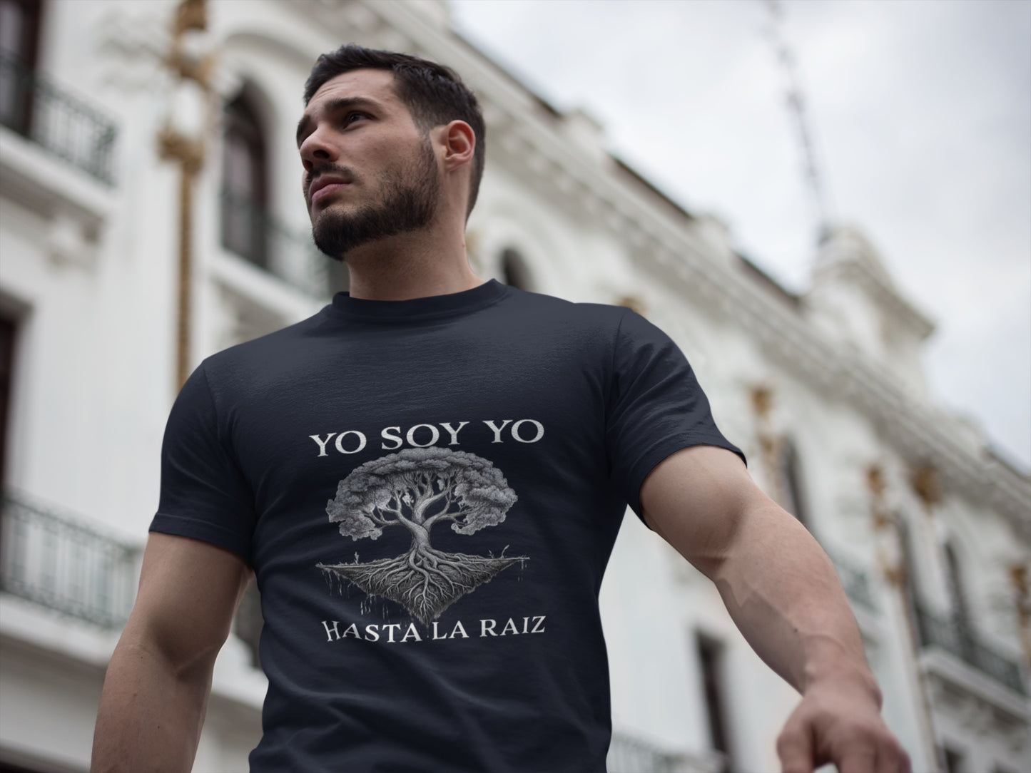 Yo Soy Yo Tee bold graphic t-shirt by M.B. Salas Designs inspired by Natalia Lafourcade Eco-friendly Yo Soy Yo statement tee NYC and Hasta La Raíz inspired