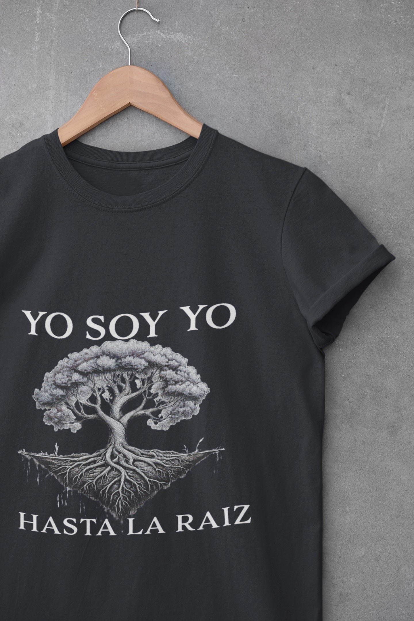 Yo Soy Yo Tee bold graphic t-shirt by M.B. Salas Designs inspired by Natalia Lafourcade Eco-friendly Yo Soy Yo statement tee NYC and Hasta La Raíz inspired