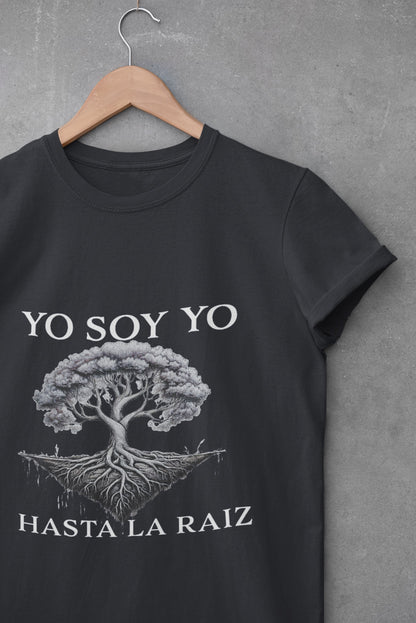 Yo Soy Yo Tee bold graphic t-shirt by M.B. Salas Designs inspired by Natalia Lafourcade Eco-friendly Yo Soy Yo statement tee NYC and Hasta La Raíz inspired